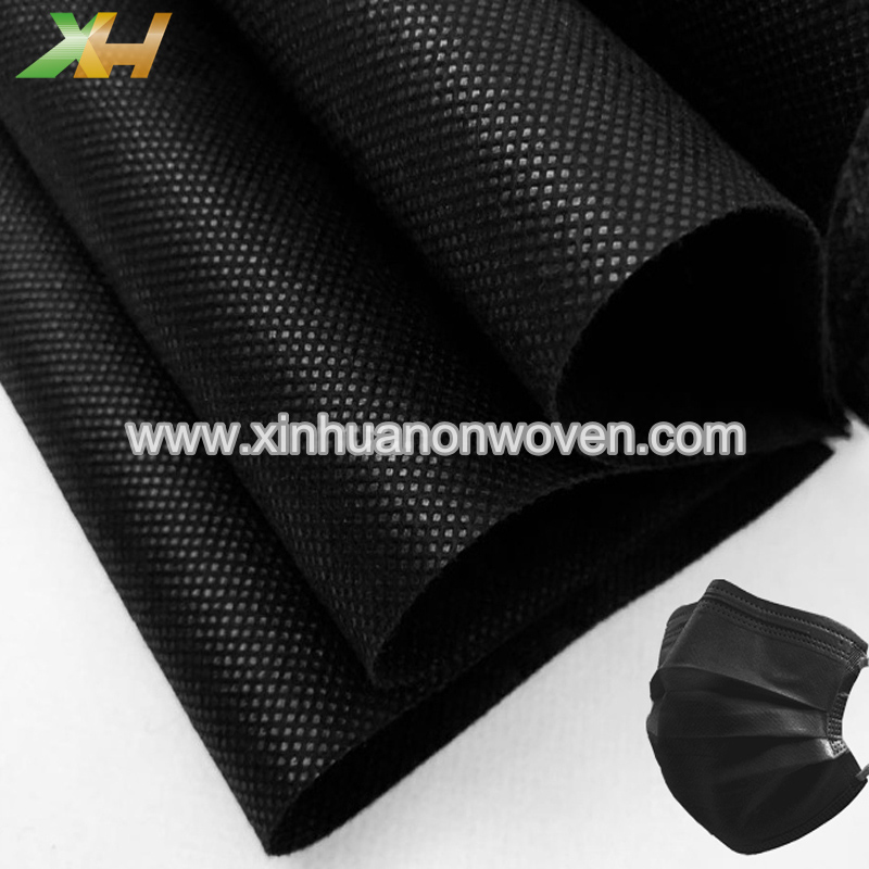 black non woven mask